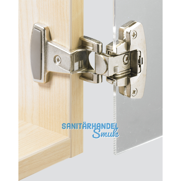 HETTICH Selekta Pro 2000 Glastr-Zierkappe, Topfart T22, Prz.-Zinkdruckg.vern.