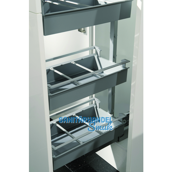 NINKA HSA Einhngeschale mit Reling, 349,4 x 78 x 440, KB 400, alugrau