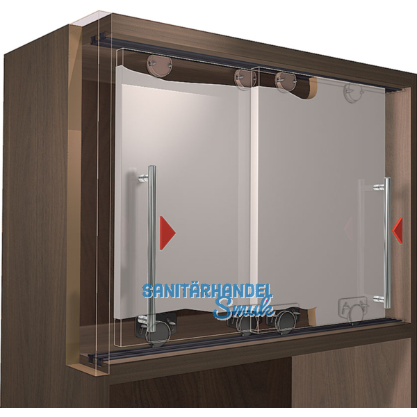 HETTICH SLIDE LINE 56 - Beschlgegrt., TK 40 Kg,3 trig
