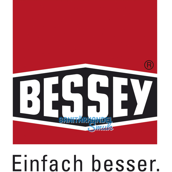 BESSEY Druckguss Schraubzwinge LM Spannweite 300 mm Ausladung 80 mm