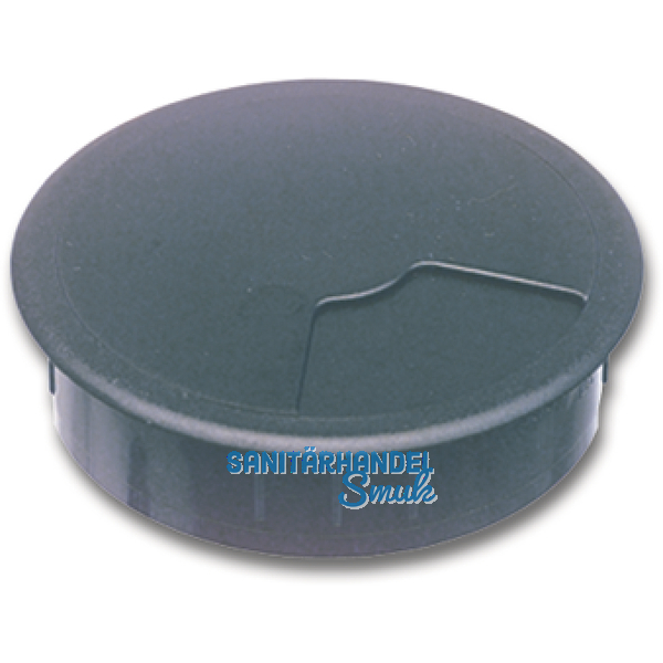 SECOTEC Kabeldurchgang rund 60 mm 3-teilig schwarz SB-1 BL5