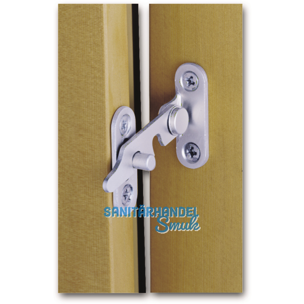 Drehkipp-Begrenzer MACO 2-flgelig, links, Stahl verzinkt silberfrbig (10893)