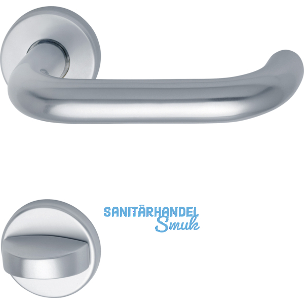 GRUNDMANN Objekt-Drckergt. 1754/WG4M - auf Ros. WC, TS38-43, silber eloxiert