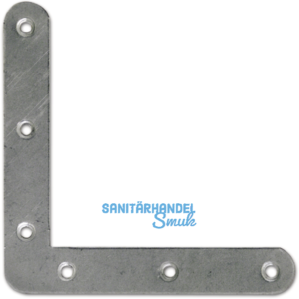 Scheinhaken zum Einlassen, rund, 110 x 18 x 1,50 mm, Stahl verzinkt