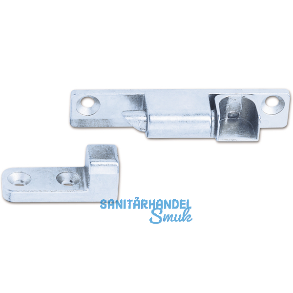 Drehsperre aufschraubbar, selbstschlieend, Zinkdruckguss wei (12067)