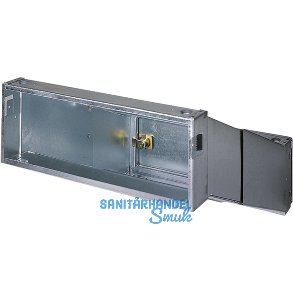 Durchwurfbriefkasten schrg, ausziehbar, 300x110x265-410, Stahl verzinkt