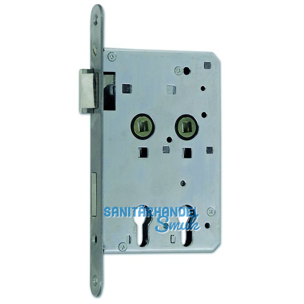 Einstemmschloss BKS 6043 PZ, links, DM 40 / 80, Edelstahl