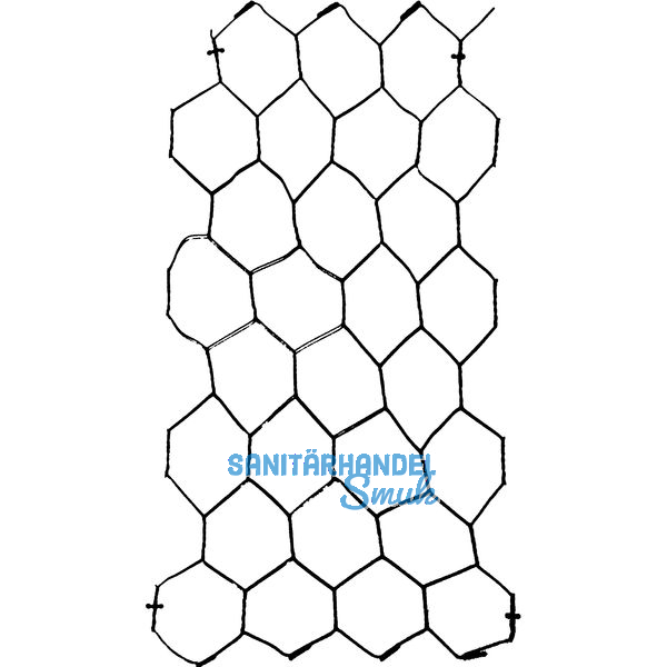 H+S Sechseckgeflecht verzinkt MW 25 mm, Breite 1000 mm, 1 Rolle=50 Meter