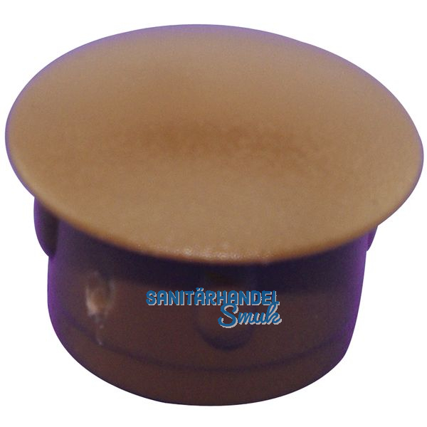 Abdeckkappe fr Blindlcher, Auen 15, Schaft 12, Kunststoff braun RAL 8007