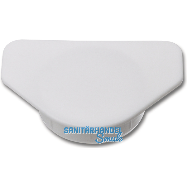 Scharniertopf Abdeckkappe mit Abdeckflche  35 mm, Kunststoff wei