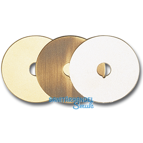 Abdeckungen fr Trgucker 70, 14, 5 mm, Messing verchromt