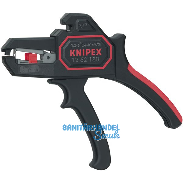 KNIPEX Abisoilerzange selbsteinstellend AWG 24-10 0.2-6.0 mm Lnge 180 mm