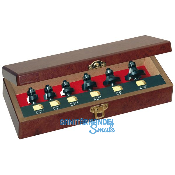 Abrundfrser-Kassette HW R2/3/4/6/8/10 6-teilig