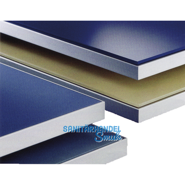 Glasrahmenprofil breit 50/20,2 mm, Lnge 2500 mm per Stange, Alu natur eloxiert