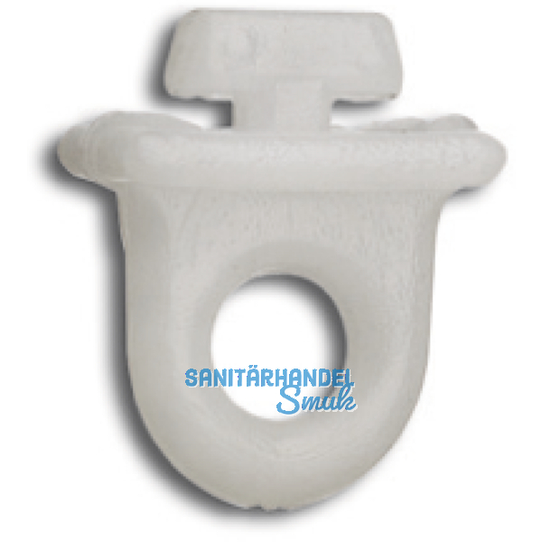 Alufa-Feststeller fr Liftschleuse, Kunststoff wei