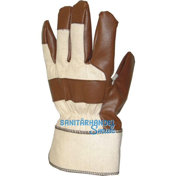 STAFFL Arbeitshandschuh Nitril braun Gr.10 EN 388 Kategorie II