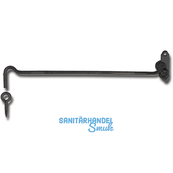 Aufspreizstangen 500 mm, Schmiedeeisen verzinkt geschwrzt