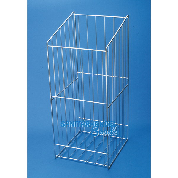 VAUTH-SAGEL Bad-Wschekorb, abgeschrgt 294x515-580x270 mm, Stahldraht RAL 9006