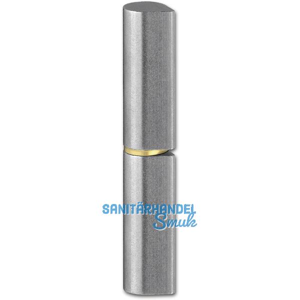 Bandrolle 10 x 40 mm, Bandstift 6 mm, Stahl blank