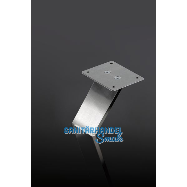 Barkonsole Korfu schrg, Hhe 170 mm, Edelstahl gebrstet