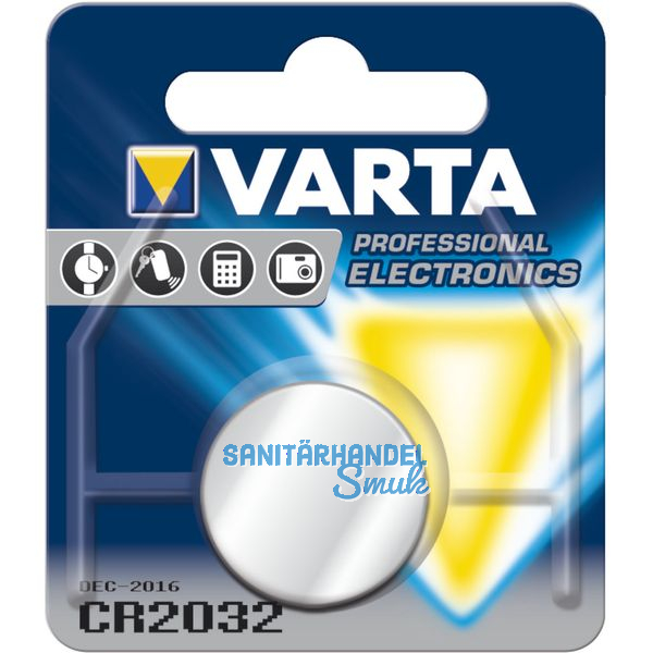 VARTA Batterie Knopfzelle CR 2032 3 Volt (1St)