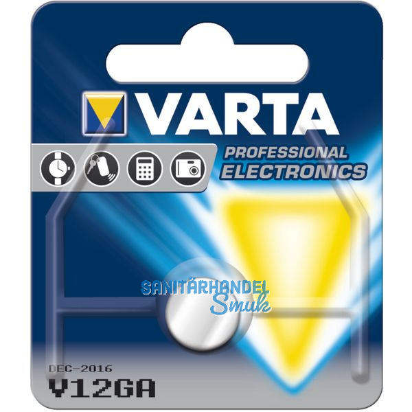 VARTA Batterie Knopfzelle V 12 GA 1,5 Volt (1St)