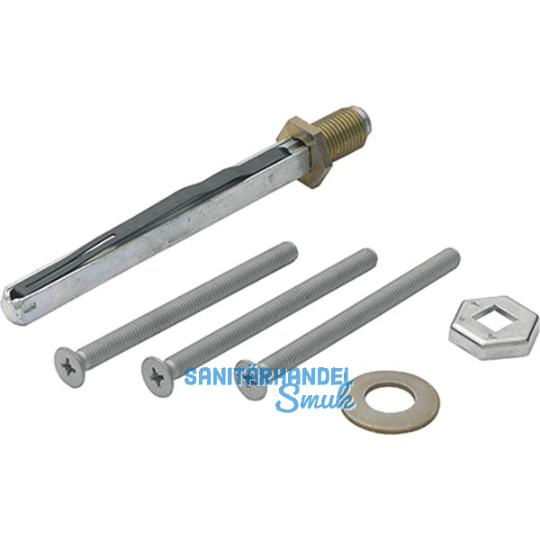 HOPPE Befestigungsset fr Profiltr - Schutzbeschlge, 92 - 97 mm