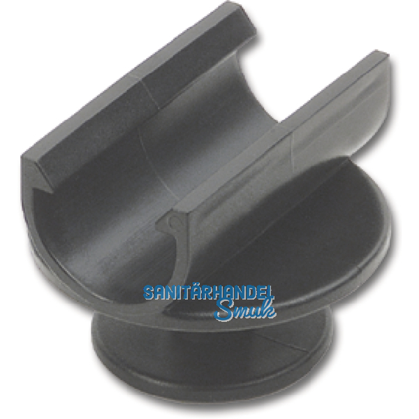 Befestigungsteil Prisma, Kunstatoff schwarz