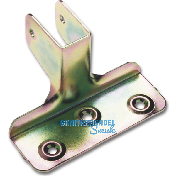 Bettsockelwinkel, fr Holzstrke 19 mm, Stahl gelb verzinkt