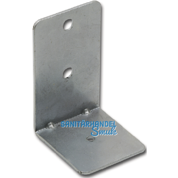 Bettwinkel, B 45, H 75, T 50, Materialstrke 2.2 mm, FE silbergrau