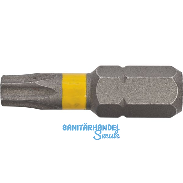 Bit-Einsatz mit Farbring 1/4\"sechskant TX 10/25 mm Torx