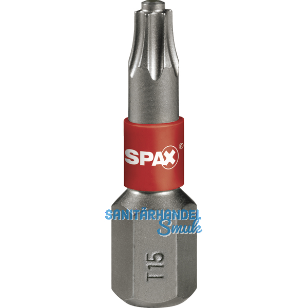 SPAX Bit-Einsatz T-Star 1/4\"sechskant TX 15/25 mm Zapfenfhrung, Inhalt 5 Stck