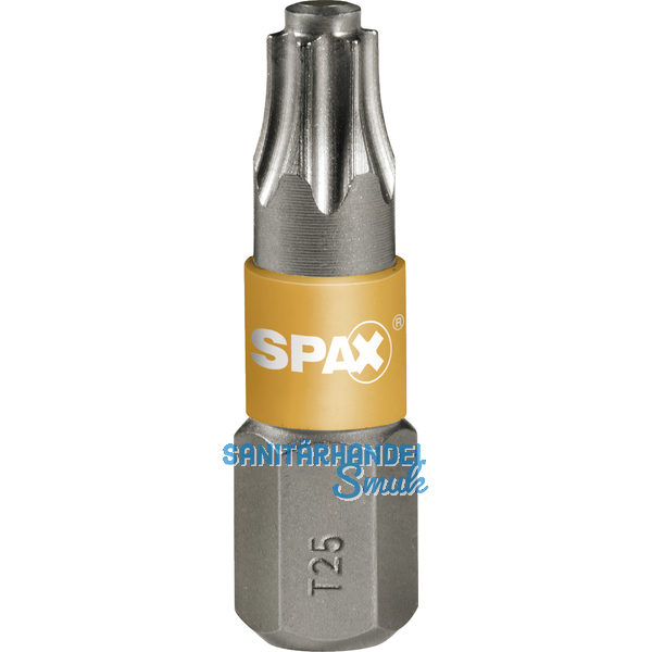 SPAX Bit-Einsatz T-Star 1/4\sechskant TX 25/25 mm Zapfenfhrung, Inhalt 5 Stck