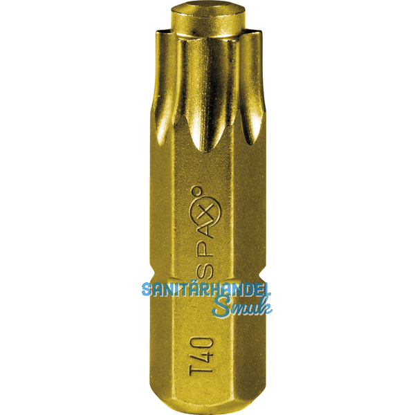 SPAX Bit-Einsatz T-Star 1/4\"sechskant TX 40/25 mm Zapfenfhrung, Inhalt 5 Stck