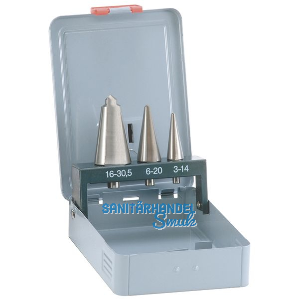 ALPEN Blechschlbohrer-Satz HSS Gr.1-3 Bohrer  3.5-30 mm 3-teilig