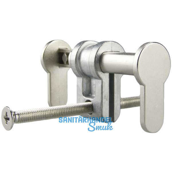 Universalblindzylinder UBZ, Verstellbereich von 25 - 154 mm, Messing vernickelt