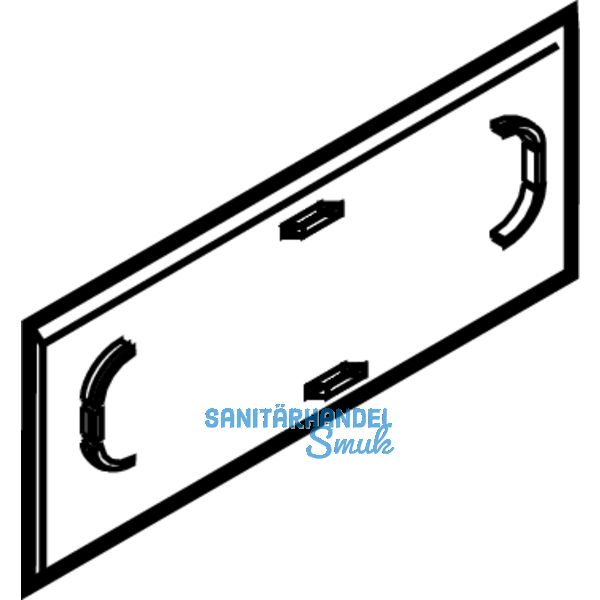 BLUM TANDEMBOX Abdeckkappe m. Schriftzug \"blum\" vertieft; ZAA.532C.BT; weigrau