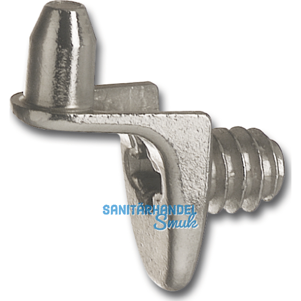 Bodentrger Drill zum Anschrauben, Bohr  5 mm, Zink vernickelt, VPE 100 ST