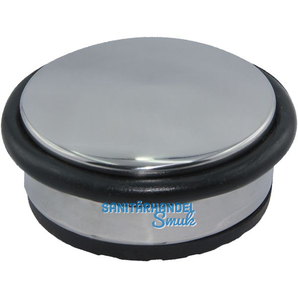 SECOTEC Bodentrpuffer - freistehend rund 95, 1,3kg, H 45 mm Edelstahl poliert