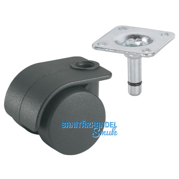 Containerrolle 35mm,Kunststoff schwarz