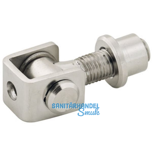 Anschweiband verstellbar, Typ D, Edelstahl M 12