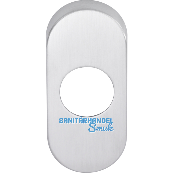 DORMA Drckerrosette PREMIUM 6621 -oval mit Hochhaltefeder, 23,5 mm, Edst. matt