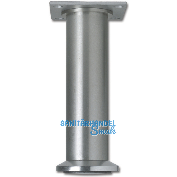 Dekorfu Fu  40 mm, Lnge 120 mm, Futeller, Aluminium gebrstet