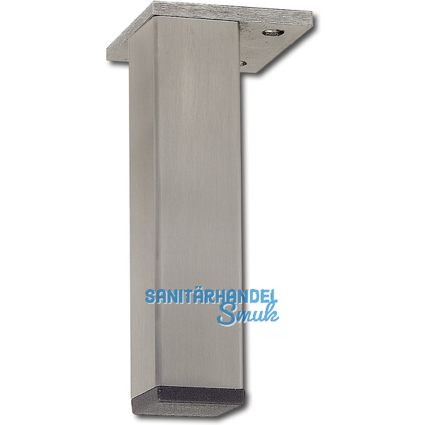 Dekorfu 30x30 mm, Lnge 190 mm, Edelstahl gebrstet