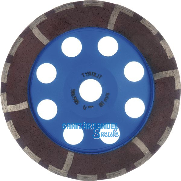 TYROLIT Diamant-Trockenschleifteller Premium DGAB*** 125x18x22.2 mm