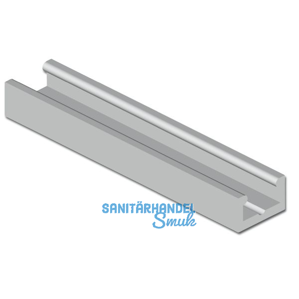 Dichtungs-Halteprofil Isostar SL, 2000 mm, Aluminium naturblank
