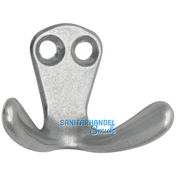 Doppelhakerl Hapi Breite 44 mm, Hhe 33 mm, Aluminium poliert