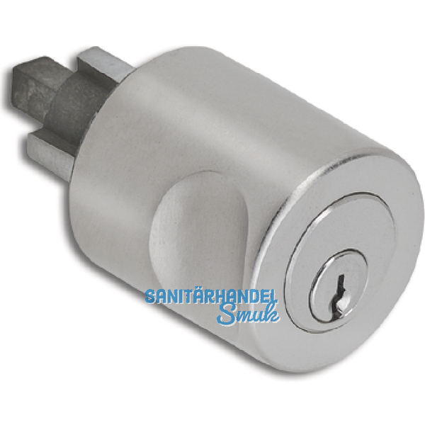 JuNie 3541 ASS Zylinder-Drehgriff rechts, Sperre BN 0101, Zamak