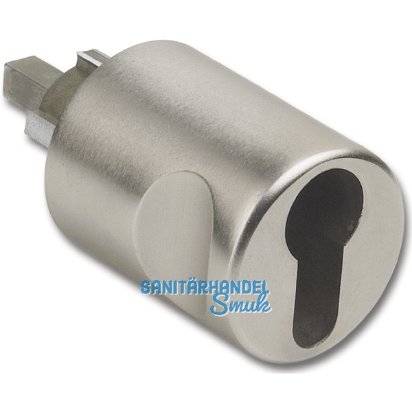 JuNie 3570 ASS Zylinder-Drehgriff Profil-Halbzylinder gerichtet fr PZ, Zamak