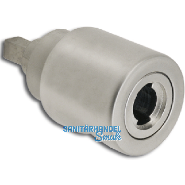 HEKNA ERGO-LINE SYSTEM 30 Zylinder Drehknopf Metall rechts, Zamak matt